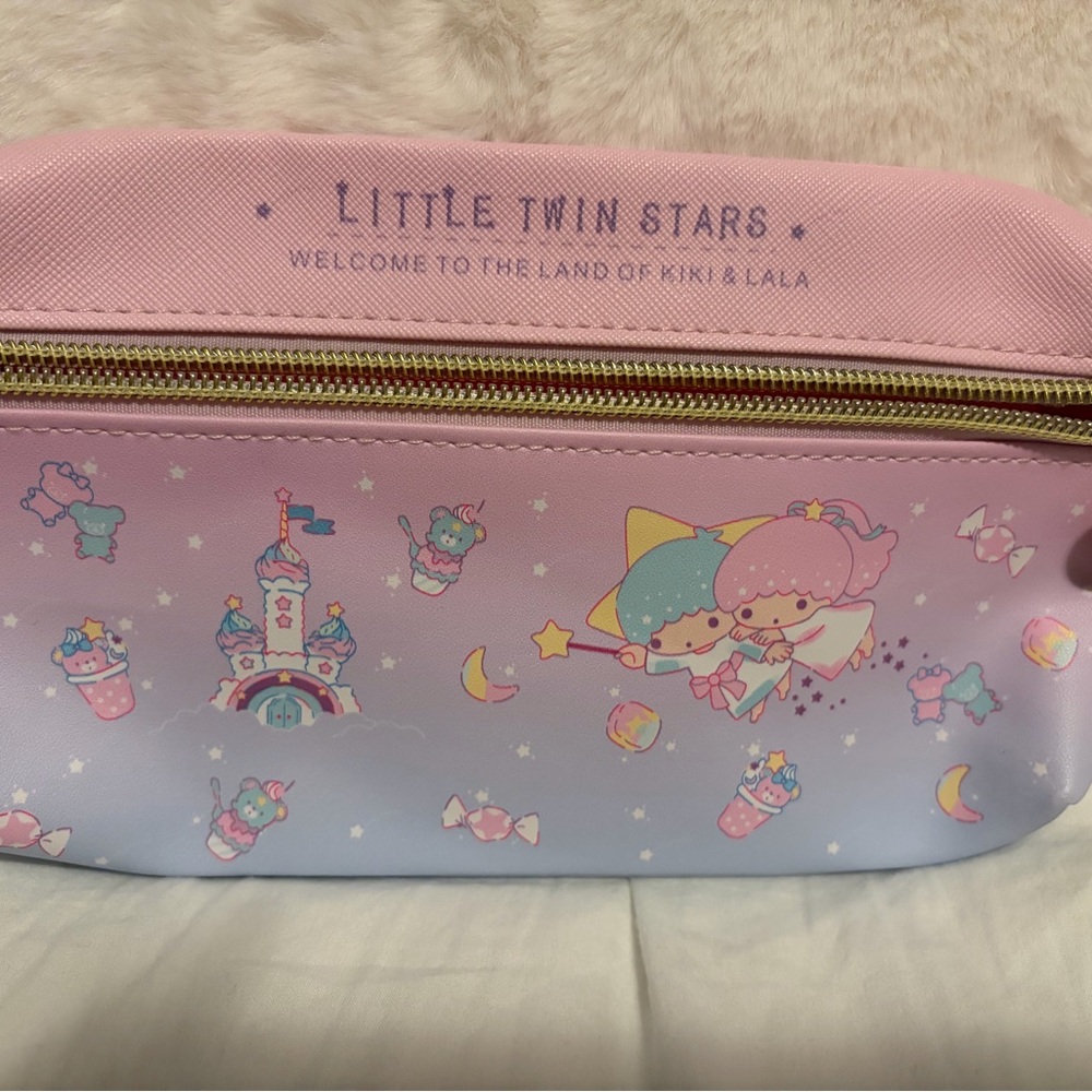 Sanrio Little Twin Stars Pink and Lavender Bag